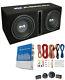 MTX Magnum 10 400W RMS Dual Car Loaded Subwoofer Sub Woofer+Box+Amp Kit Package