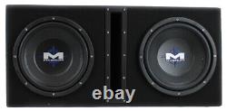 MTX Magnum 10 400W RMS Dual Loaded Subwoofer Sub Box System Package (For Parts)
