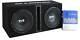 MTX Magnum MB210SP 10-Inch 400W RMS Dual Loaded Subwoofer Sub Box System Package