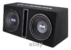 MTX Magnum MB210SP 800w Dual 10 Subwoofers+Vented Sub Box+Amp+Bluetooth Speaker