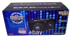 MTX Magnum MB210SP 800w Dual 10 Subwoofers+Vented Sub Box/Amp Package+Amp Kit