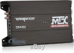 MTX TNP212D2 Loaded Dual 12 Car Subwoofer Box with Amplifier and Install Kit