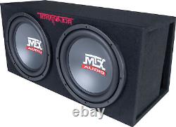 MTX Terminator TNE212DV Dual 12 Vented Loaded Enclosure