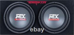 MTX Terminator TNE212DV Dual 12 Vented Loaded Enclosure