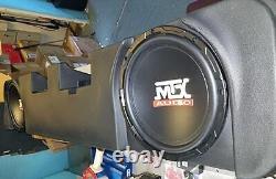 MTX Thunderform Loaded Dual 10 Subwoofer Box for Ford 2000-2014 F-250 Super Cab