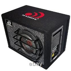 Massive Audio BAS6 6.5 Powered 250W RMS Subwoofer Loaded in Ported Enclosure