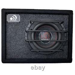 Massive Audio BAS6 6.5 Powered 250W RMS Subwoofer Loaded in Ported Enclosure