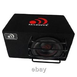 Massive Audio BG8 800 Watt Loaded 8 Subwoofer In Slot Ported Box With Grille