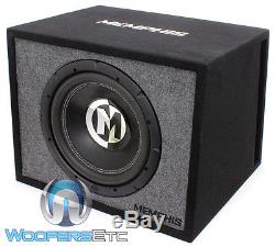 Memphis 12 Car Sub 600w + Loaded Subwoofer Bass Speaker Ported 100% Mdf Box New
