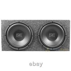 Memphis Audio Dual 10 Ported Enclosure with Amplifier Package Street Edge SE210