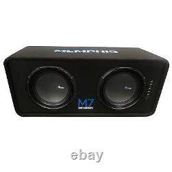 Memphis Audio Dual 12 inch M7 Loaded Subwoofer Enclosure, 1500 Watts RMS