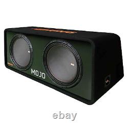 Memphis Audio Dual 15 Loaded Subwoofer Enclosure Vented 3000W Rms 1Ohm MOJO15D1