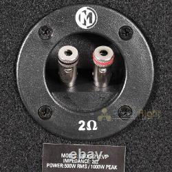 Memphis Audio Loaded Dual 12 Vented Enclosure Bass System 1000W Max SRXE212VP