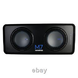Memphis Audio M7E12D1 Dual 12 1-Ohm Subwoofer Loaded Ported Enclosure 1500W NEW