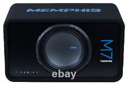 Memphis Audio M7E12S1 M7 12 1500 Watt Loaded Car Subwoofer+Bluetooth Speaker