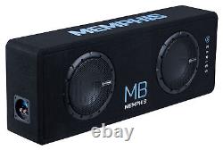 Memphis Audio MBE8D2 700w RMS Dual 8 Loaded Car Subwoofers in Sub Box Enclosure