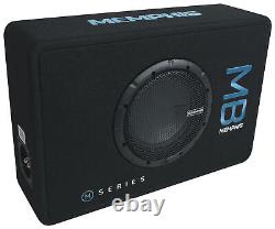 Memphis Audio MBE8S24 8 Loaded Subwoofer+Sub Box Enclosure+Amplifier+Wire Kit