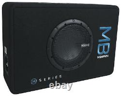 Memphis Audio MBE8S24 8 Loaded Subwoofer+Sub Box Enclosure+Amplifier+Wire Kit