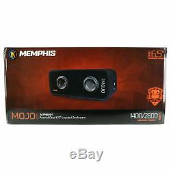 Memphis Audio MJME6D1 Dual 6-1/2 Ported Loaded DVC Subwoofer Enclosure MJM644