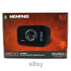 Memphis Audio MJME6S1 6-1/2 Ported Loaded DVC Subwoofer Enclosure Sub MJM622