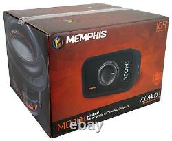 Memphis Audio MJME6S1 6.5 1400w MOJO Loaded Car Subwoofer + Sub Enclosure Box