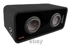 Memphis Audio MJME8D1 Dual 8 3600w MOJO Loaded 1 Ohm Car Subwoofer Enclosure