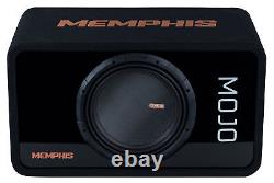 Memphis Audio MOJOE12S1 3000w MOJO 1212 12 Car Subwoofer+Sub Enclosure Box 1Ohm