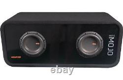 Memphis Audio Mojo Mini Dual 6.5 Loaded Subwoofer Enclosure Open Box MJME6D1