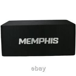 Memphis Audio PRXE10D2 Dual 10 2-Ohm 500W Subwoofer Loaded Ported Enclosure