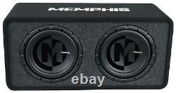 Memphis Audio PRXE12D2 1200 Watt Dual 12 Loaded Subwoofer + Enclosure Box 2 ohm