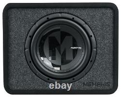 Memphis Audio PRXE12S2 600 Watt 12 Loaded Subwoofer in Sub Box Enclosure 2 ohm