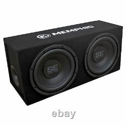 Memphis Audio SE210 Dual 10 Loaded SE Enclosure, SE2000.1DF 500 Wat Amplifier