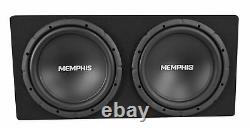 Memphis Audio SRXE212V Dual 12 1000w Vented Loaded SRX Car Subwooer Enclosure