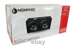 Memphis Audio SRXE212V Dual 12 1000w Vented Loaded SRX Car Subwooer Enclosure