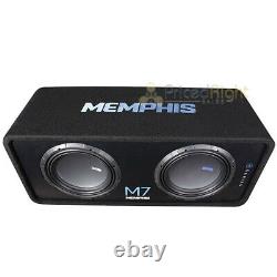 Memphis Audio Single 12 Loaded Subwoofer Enclosure M7 Series 1500W Max M7E12D1