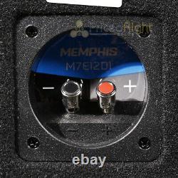 Memphis Audio Single 12 Loaded Subwoofer Enclosure M7 Series 1500W Max M7E12D1