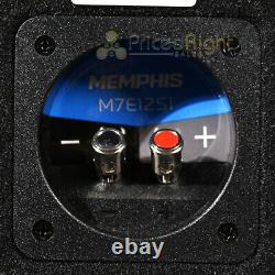 Memphis Audio Single 12 Loaded Subwoofer Enclosure M7 Series 1500W Max M7E12S1