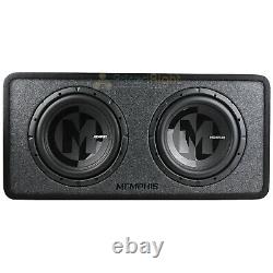 Memphis Dual 12 Loaded Enclosure 1 Ohm 1200 Watts Max Power Reference PRXE12D1