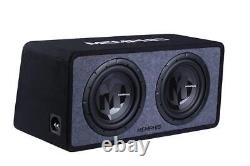 Memphis PRXE12D1 Enclosed Powered 12 Inch Dual Loaded Subwoofer 600W RMS Black