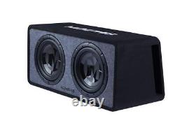 Memphis PRXE12D1 Enclosed Powered 12 Inch Dual Loaded Subwoofer 600W RMS Black