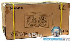 Memphis Prxe12d 12 1200w Loaded Enclosure Subwoofers Bass Speakers Ported Box