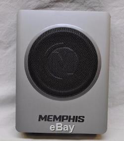 Memphis Sa108sp 8 Powered Amp Underseat Loaded Subwoofer Speaker Enclosure New