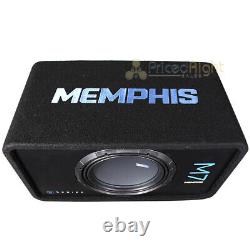 Memphis Single 12 Loaded Subwoofer Enclosure 1500 Watt Car Audio BASS M7E12S1