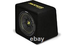 NEW Kicker 44VCWC124 Single 12, 4 ohm, Ported CompC Loaded Subwoofer Box, 300W