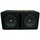 NEW Kicker 50DCWC122 600W RMS Dual 12 2-ohm Loaded Subwoofer Enclosure 1-YR WRT