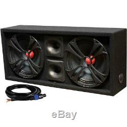 NEW QCHERO10 QPower Loaded Chuchero (2) 10 speakers & (2) SuperZTweeters Boxed