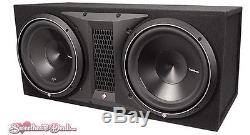 NEW Rockford Fosgate P3-2X12 Punch Dual 12 1200W Loaded Subwoofer Sub Enclosure