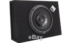 NEW Rockford Fosgate P3S-1X8 Punch Single P3 8 Shallow Loaded Subwoofer Box