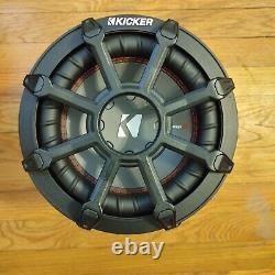NWB Kicker 45CWTB84 8 Tube Single-Voice Coil 2ohm Loaded Weather-Proof Subwoo