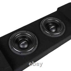 New Dual 10 1600w Loaded Sub Box Fits 2017-2024 Ford Super Duty Supercrew Cab